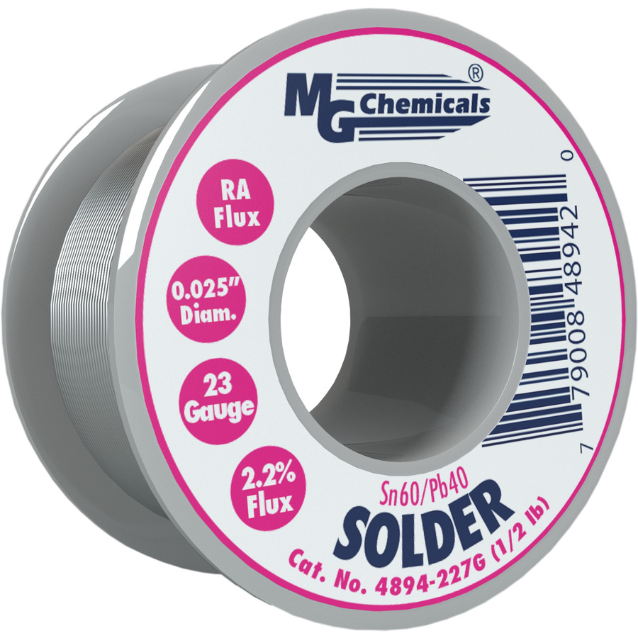 【アデノシン】　 STUDIOUS FSNS-60ULSII MGS TestEquity: MG Chemicals 4894-227G Solder Wire, Rosin Core, Leaded