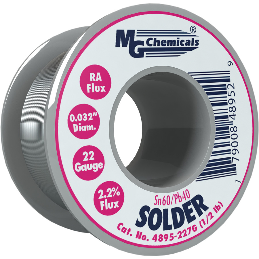 TestEquity: MG Chemicals 4895-227G Solder Wire, Rosin Core, Leaded