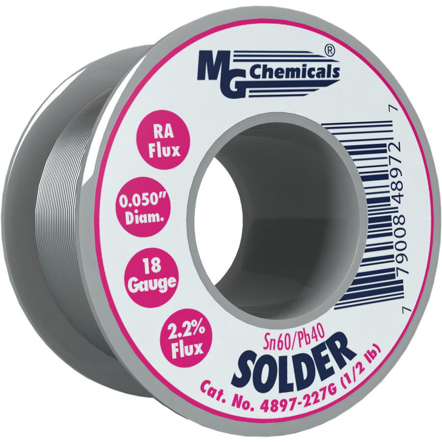 K©️O M&M ソマシードリンク TestEquity: MG Chemicals 4897-227G Solder Wire, Rosin Core, Leaded