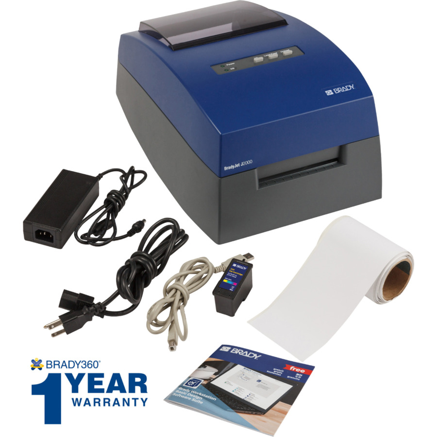 Brady J2000 BradyJet J2000 Inkjet Full Color Label Printer