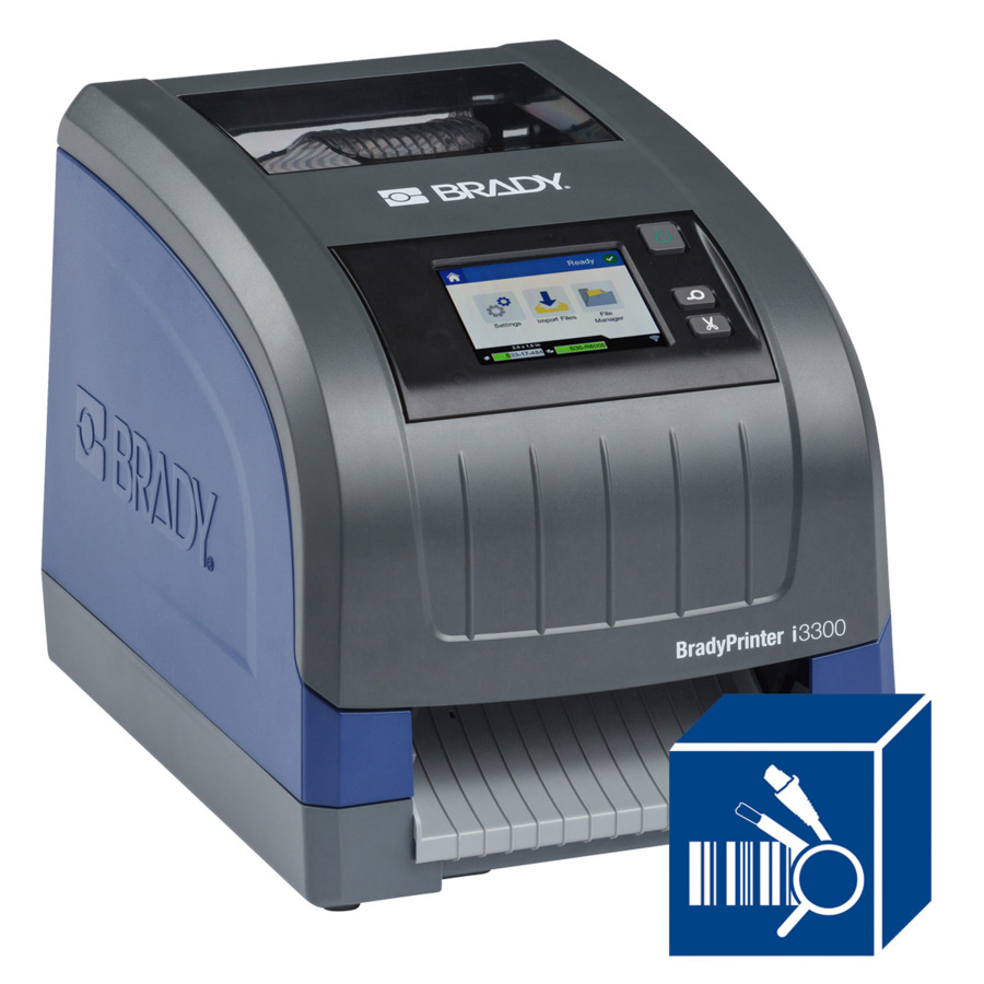 Brady 150640 BradyPrinter i3300 Idustrial Label Printer with Wi-Fi, Product and Wire ID Design Software