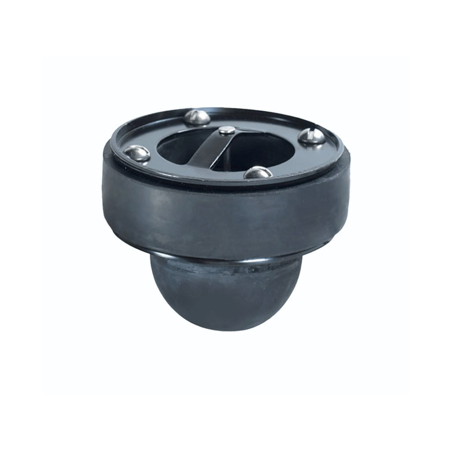 General Wire Spring 2FH 2-Inch Drain Flood Guard – Molded Rubber Float, Prevents Basement Backups, Easy Install