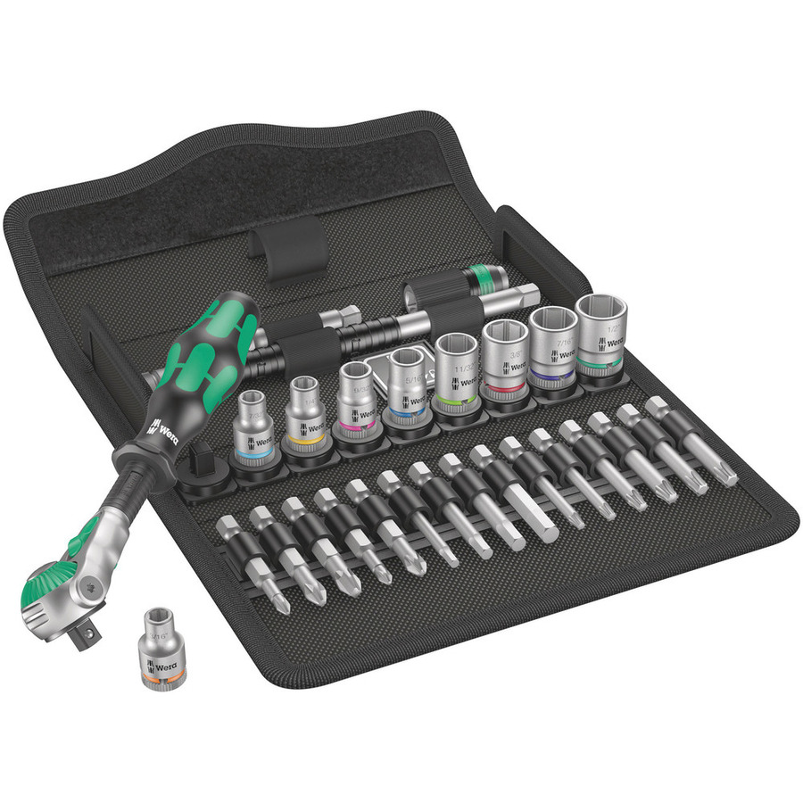 ricca　O-WAYセット TestEquity: Wera 05004019001 Ratchet Set, 8100 SA 9, Zyklop Speed