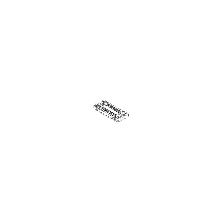 Molex 503548-1220 Board To Board & Mezzanine Connectors 0.4 B/B Hrf Receptacle Pkg 12 Circuit,