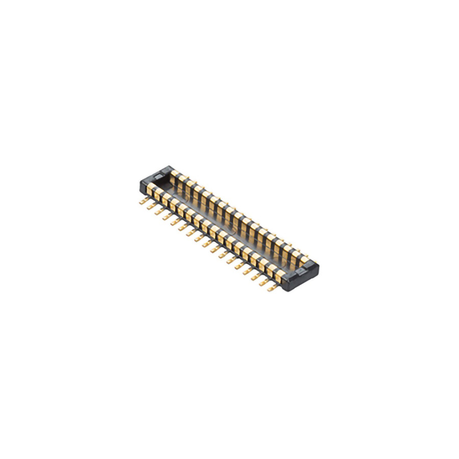 Molex 504622-2010-TR750 SlimStack Board-to-Board Plug - 20 Circuits - 0.35mm Pitch - SSB6 Standard Series - 0.60mm Mated Height - 2.00mm Mated Width - Black - T/R