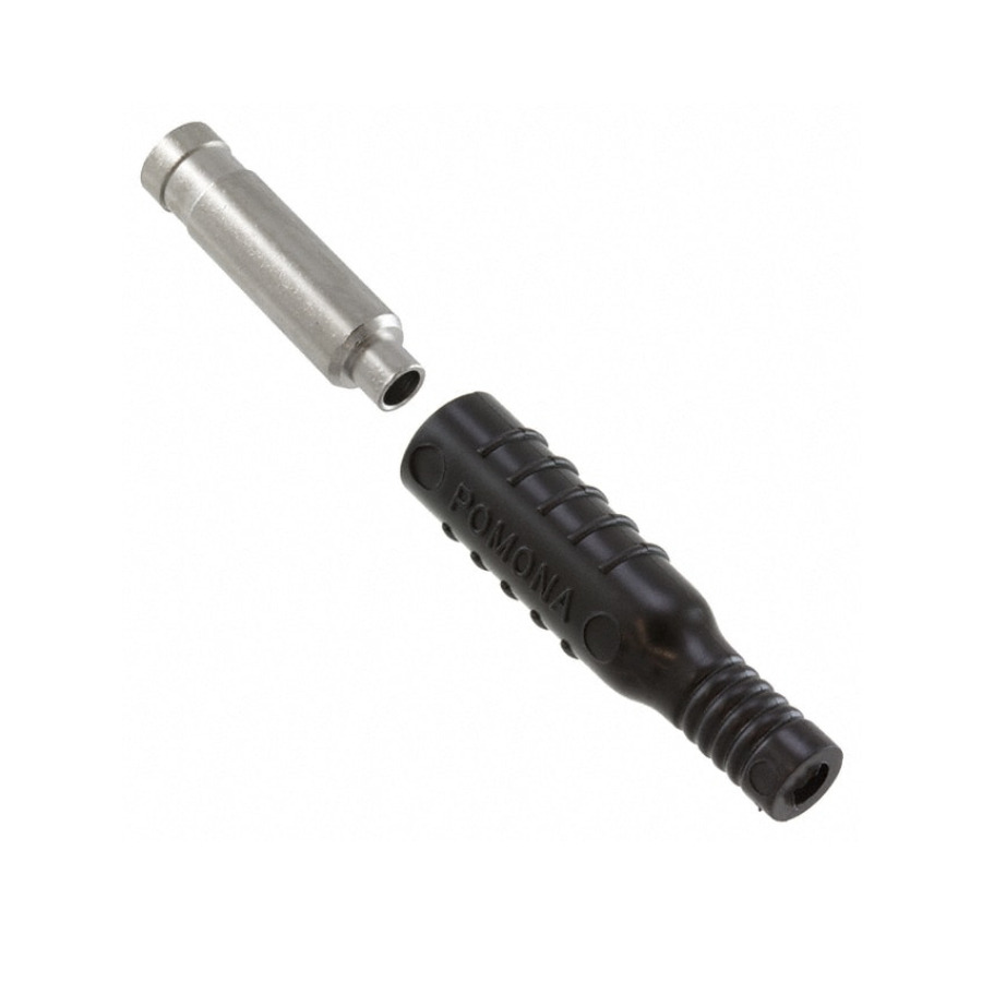 TestEquity: Pomona 5168-0 Banana Jack w/Flexible Boot, 15 A, 14-16