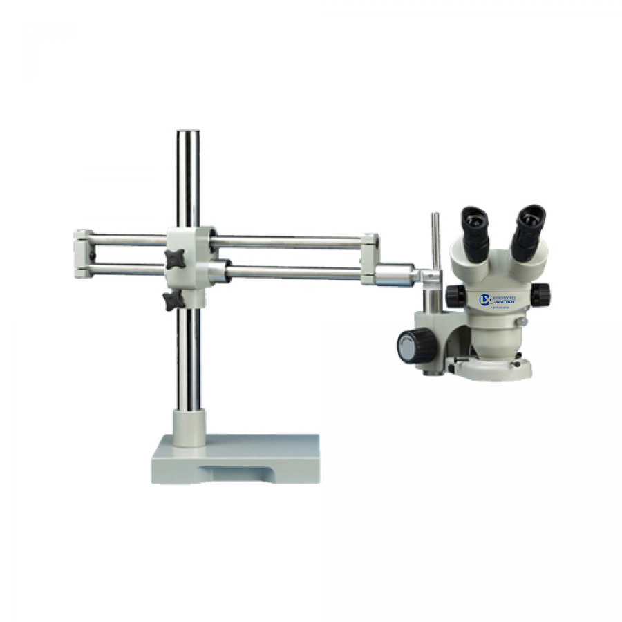 LX Microscopes / UNITRON 23712RB Binocular Microscope, 23mm, RB Stand, FL Ring Light, 273 Series