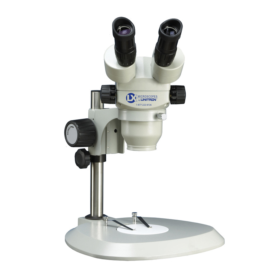 LX Microscopes / UNITRON 23784 Binocular Microscope, 23mm, Non-Illuminated Lab Stand, 273 Series