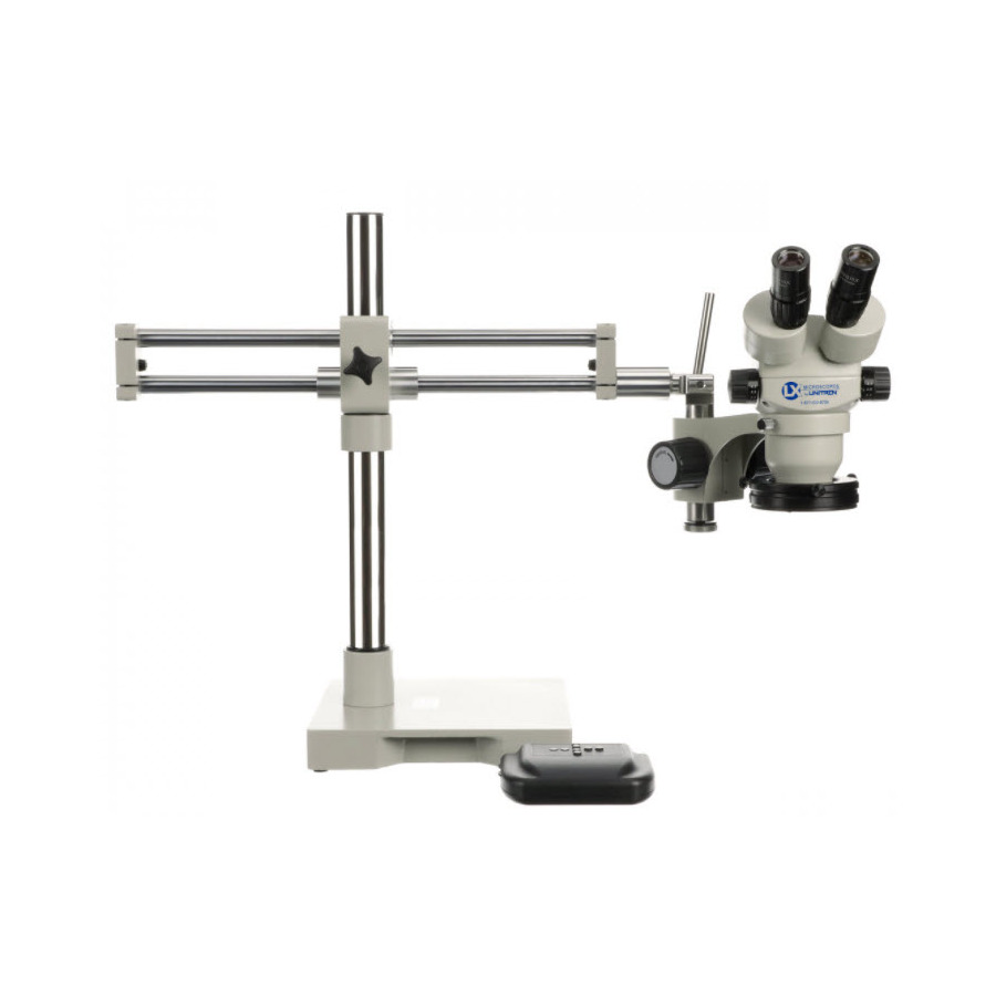 LX Microscopes / UNITRON 23728RB Binocular Microscope, 23mm, RB Stand, Dimmable LED-HO Ring Light, 273 Series