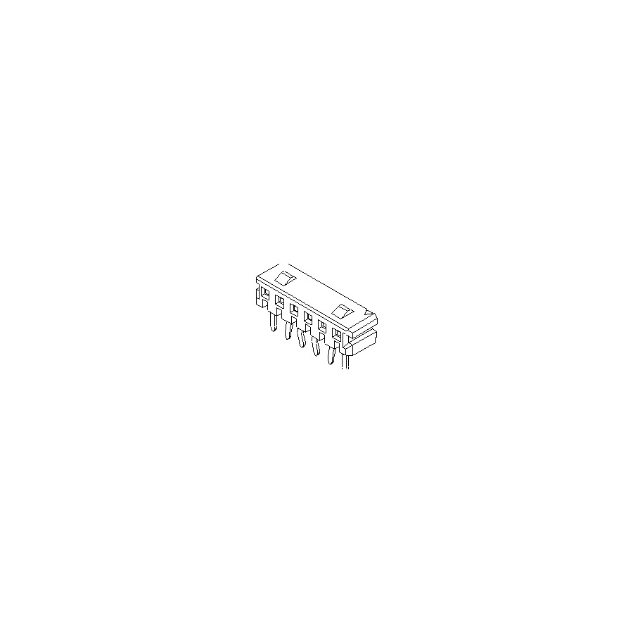 Molex 52418-0310 Board To Board & Mezzanine Connectors 3 Circuit, Right-Angle B-B Hous A Kt Right-Angle B-B Hous Assembly,