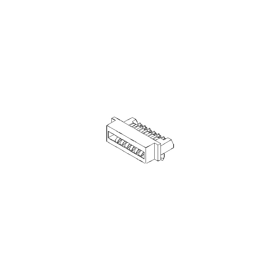 Molex 52712-1219 Board To Board & Mezzanine Connectors 1.6 Btb Conn Hsg Ass .6 Btb Conn Hsg Assembly,