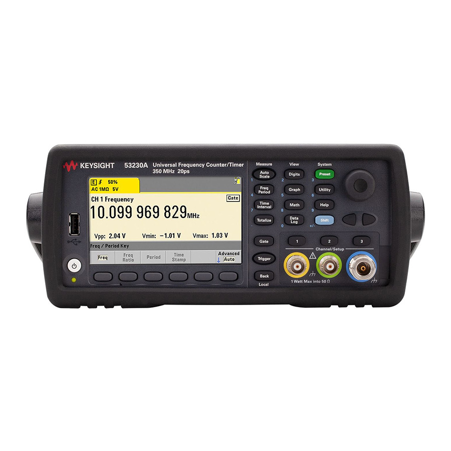 TestEquity: Keysight 53230A Universal Frequency Counter Timer, 350