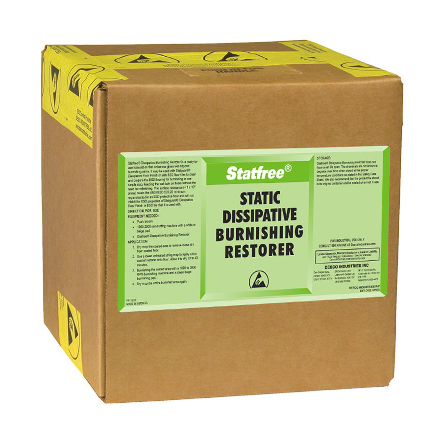 Desco 81061 Statfree® Burnishing Retorer, 2.5 Gallon Bag-in-Box