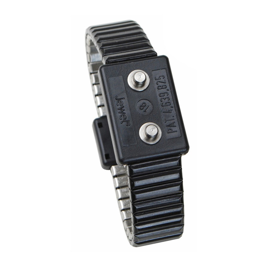 Desco 19840 Large Jewel® Premium Metal Expansion Dual Wire Wrist Strap