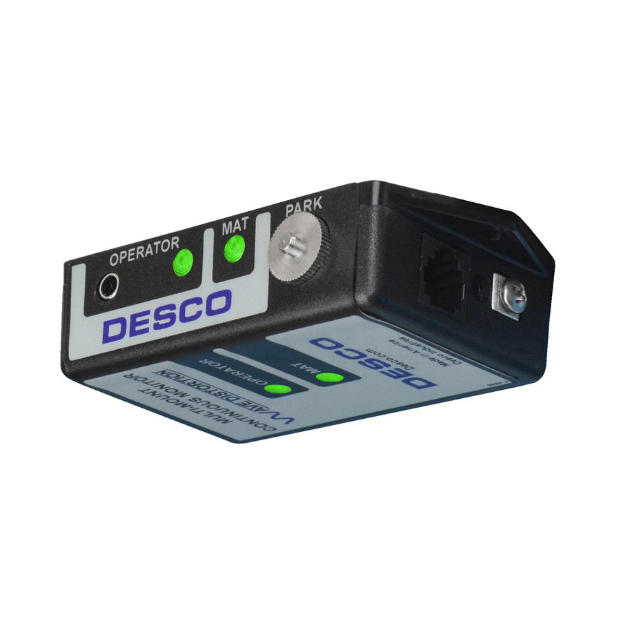 Desco 19651 Multi-Mount Continuous Monitor with North American Power Adapter