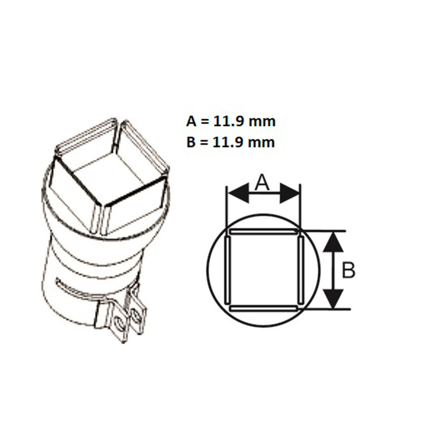 Metcal H-P20 Nozzle PLCC-20 for HCT Station