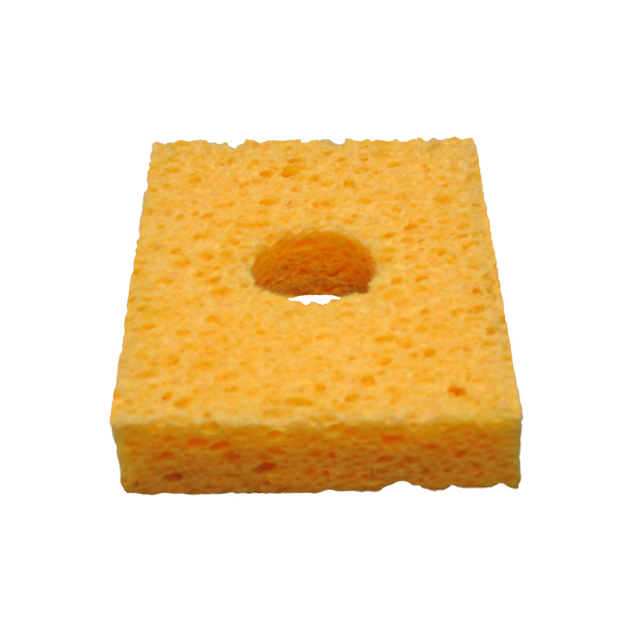 SIR Sponges S21-P10 Soldering Sponge, 2.5" x 3.25" x 5/8", Center hole, PKG-10