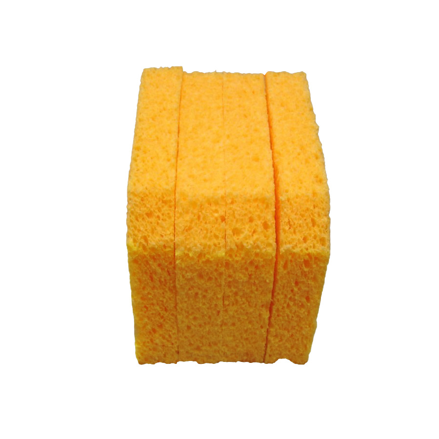 SIR Sponges S50-P4 Soldering Sponge, 2.7" x 3.2", Cut corners, PKG-4