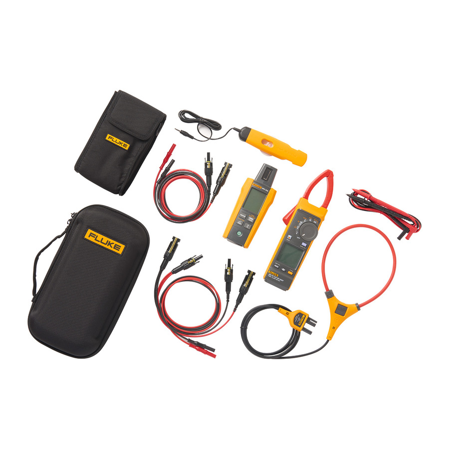 Fluke FLK-393-IRR-PVLEAD Solar Tool Kit, 393FC Clamp Meter, IRR1-SOL Irradiance Meter, 393 Series