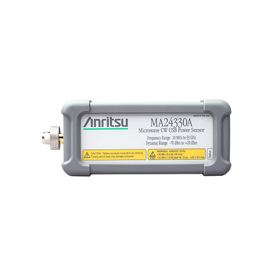 Anritsu MA24330A Microwave CW USB Power Sensor, 33 GHz, -70 to +20 dBm, K(m), MA243XXA Series