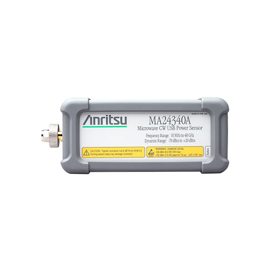 Anritsu MA24340A Microwave CW USB Power Sensor, 40 GHz, -70 to +20 dBm, K(m), MA243XXA Series