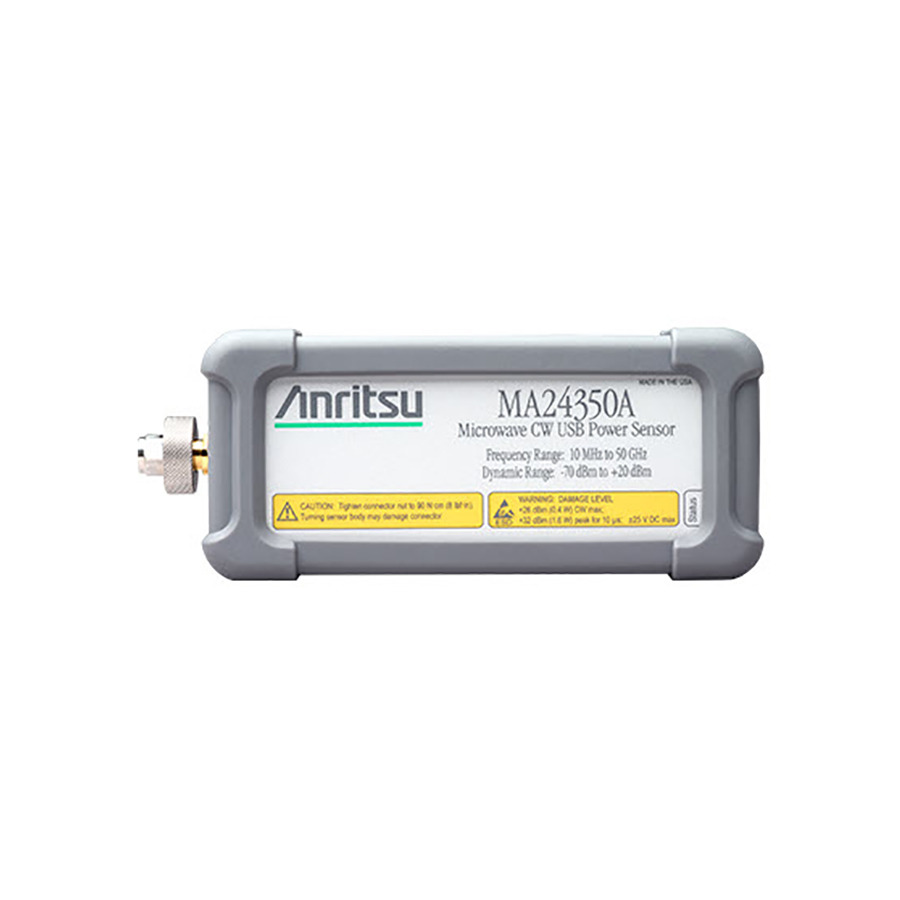 Anritsu MA24350A Microwave CW USB Power Sensor, 50 GHz, -70 to +20 dBm, V(m), MA243XXA Series