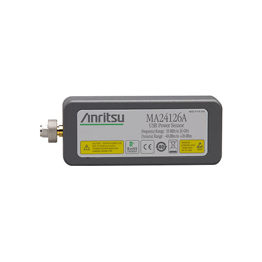 Anritsu MA24126A Average USB Power Sensor, TRMS, 26 GHz, -40 to +20 dBm, K(m), MA241XXA Series