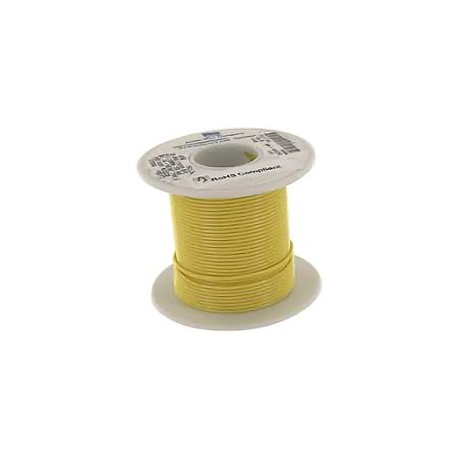 Alpha Wire 5856-100-YL Hook Up Wire 26 Awg Yellow