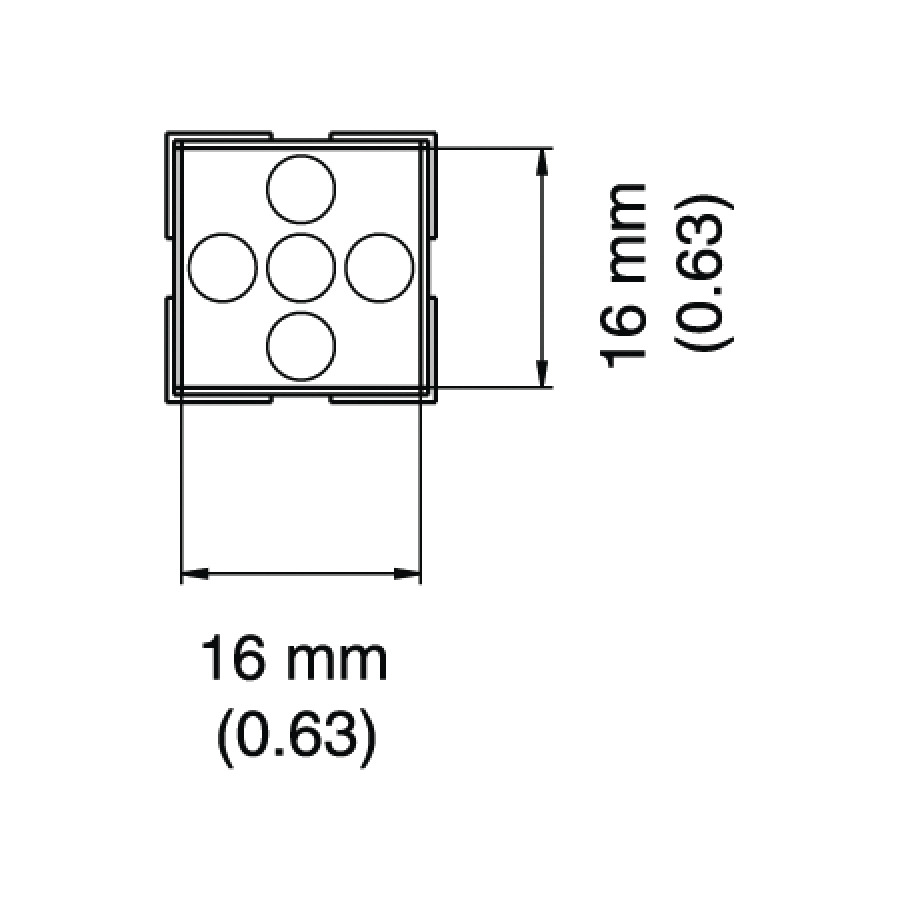 Hakko A1473 Hot Air BGA Nozzle 16mm x 16mm