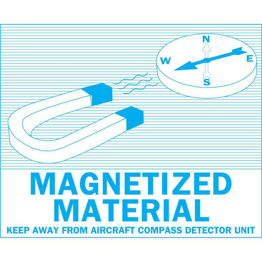 Brady 63241 63241 HAZMAT MAGNETIZED SHIPPING LABELS 500/ROLL