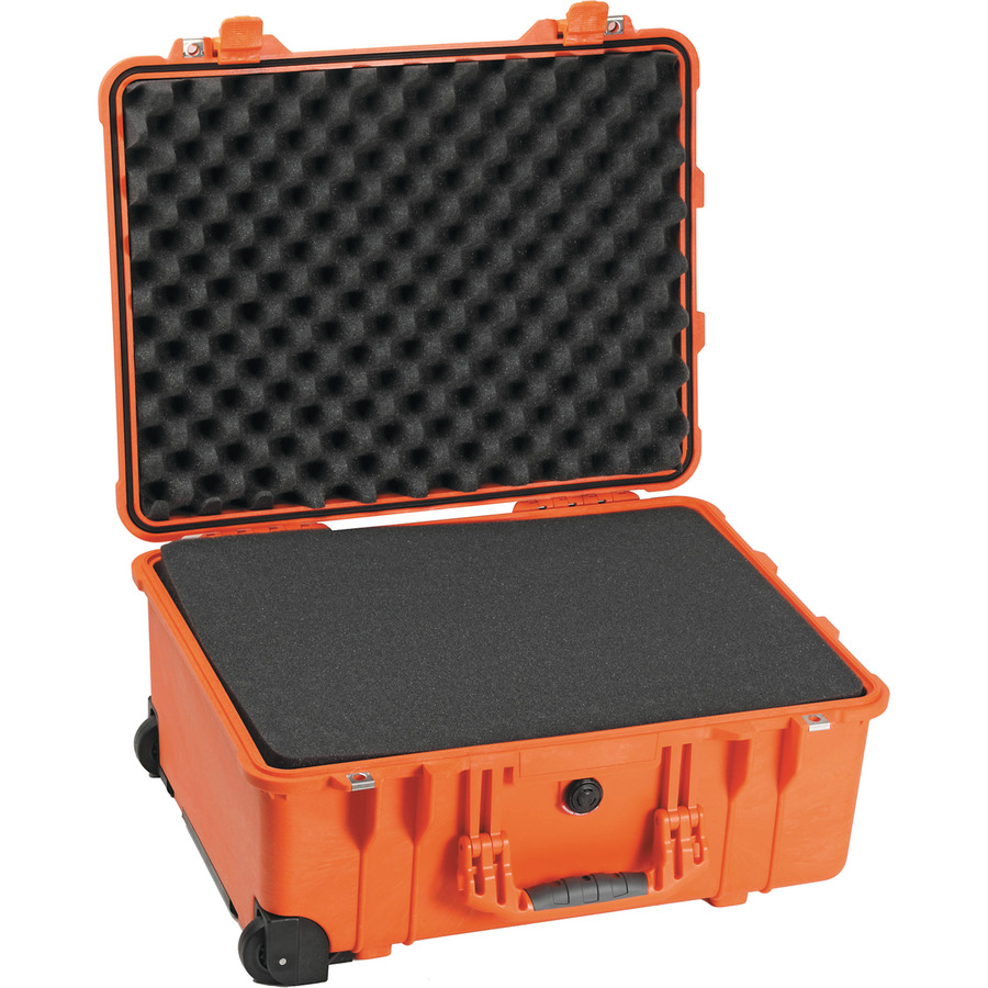 Pelican 1560 All Weather Foam Filled Case, Orange, 20-5/16" x 15-7/16" x 9"