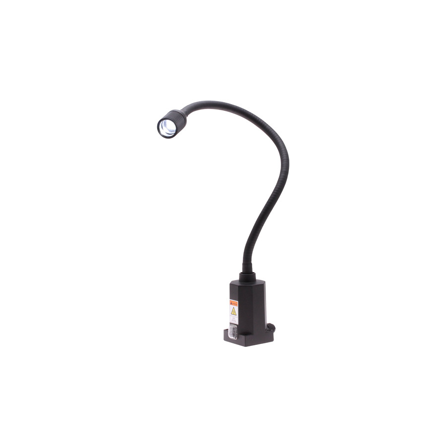 Aven 26527 Sirrus Task LED Light, High Intensity Fixed Focus with 500 mm Flex Arm and Mounting Clamp