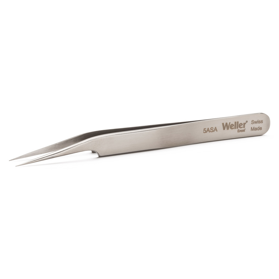 TestEquity: Weller Erem 5ASA Tweezers, Anti-Acid, Very Fine