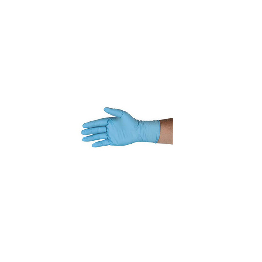 QRP 8BQF09 X-LARGE Nitrile Gloves, Qualatrile, General Purpose, 8 mil, 9", Blue, X-Large