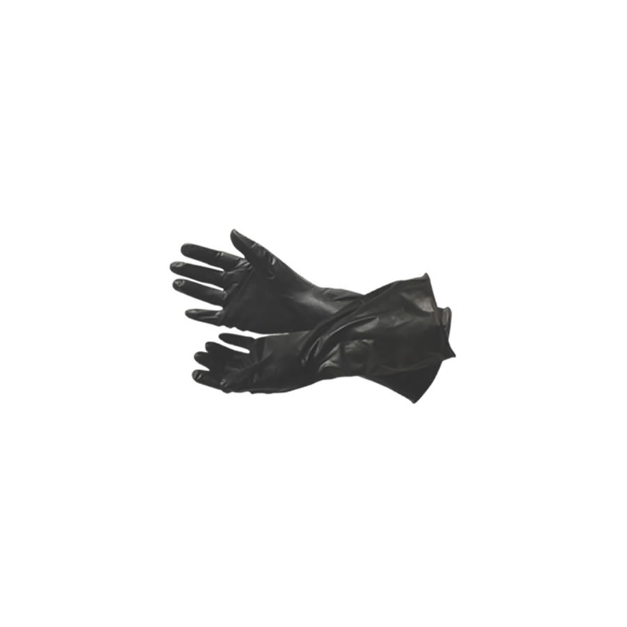 QRP 35G XLARGE Gloves, PolyTuff 100% Butyl (no latex), Smooth Surface, X-Large