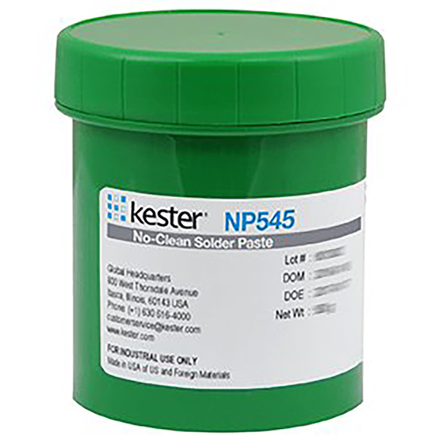 Kester 70-4102-0610 Solder Paste, No Clean, Type 4, 88.5% Load, SAC305, 500G