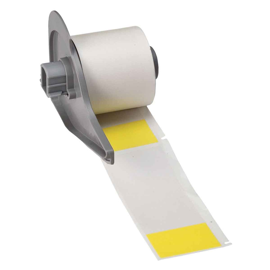 Brady M71-33-427-YL Self-Laminating Vinyl Wire and Cable Labels, 1.5" x 4", 100/Roll