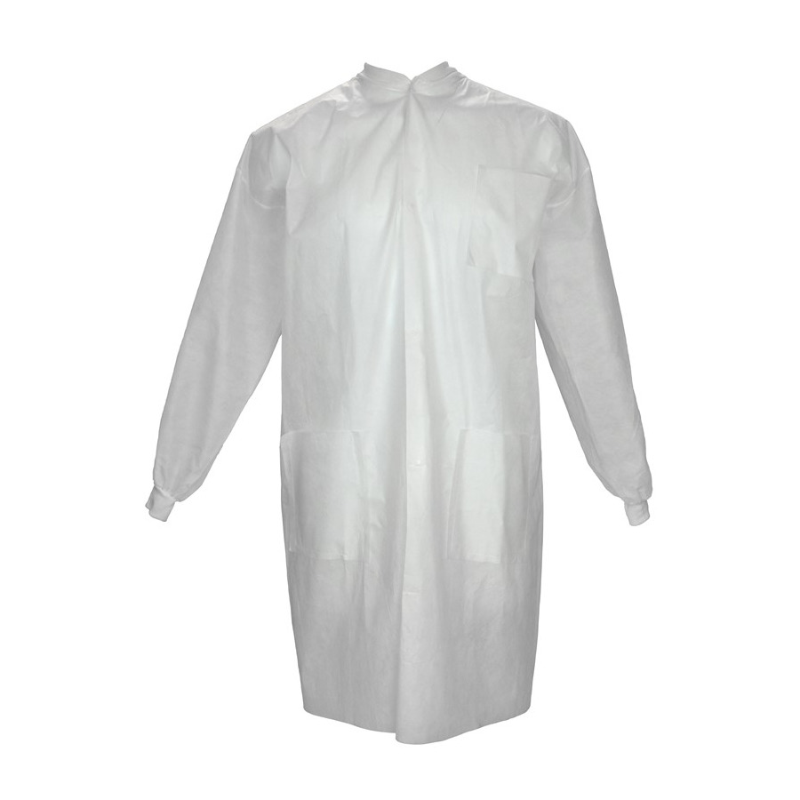 Desco 75001 Disposable Smock, Med/Lrg, 12/Pkg