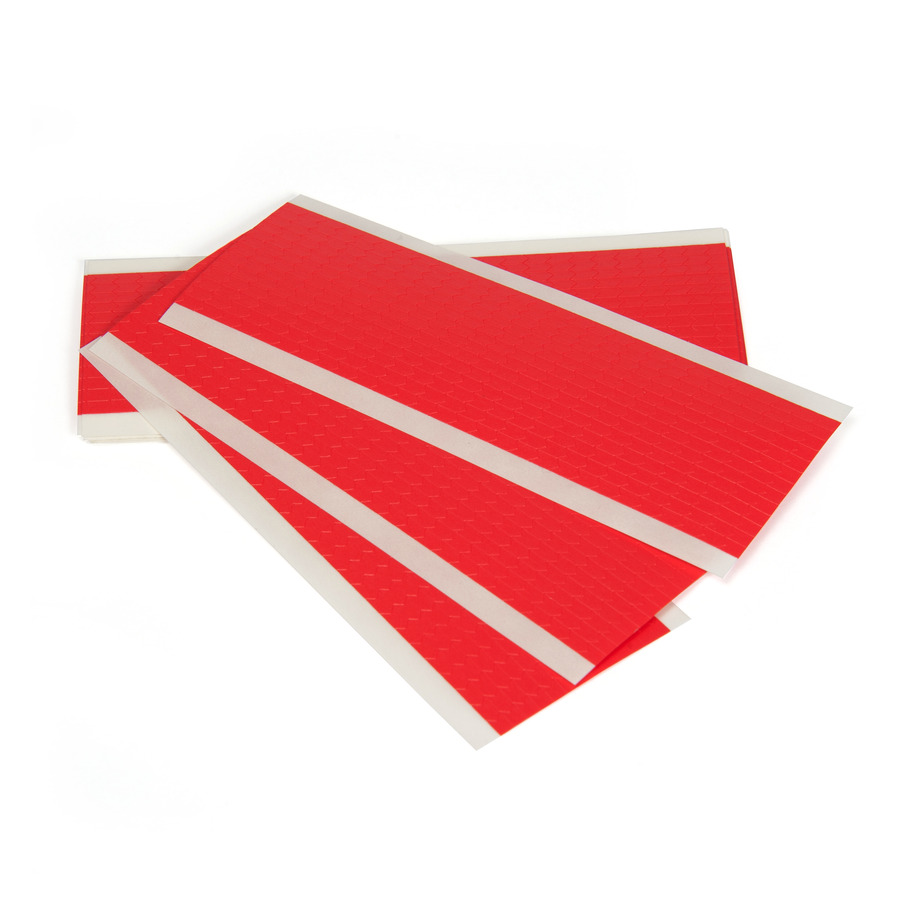 Techni-Pro 706SO353 Inspection Arrows, Paper, 1/8"x3/16", 6.4 mil, Red, 5000/Env