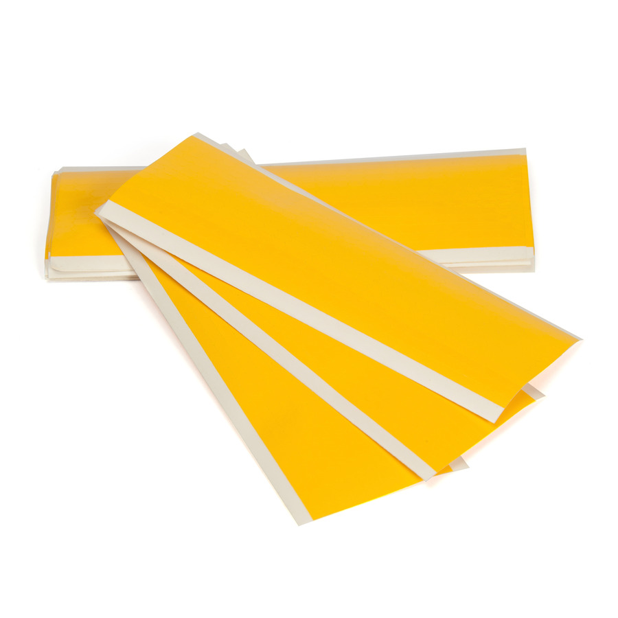 Techni-Pro 706SO003 Inspection Arrows, Paper, 3/16"x1/4", 6.4 mil, Yellow, 1000/Env