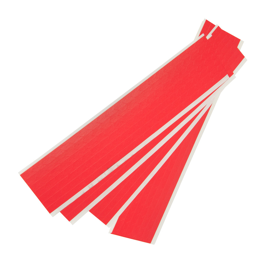 Techni-Pro 706SO396 Inspection Arrows, Paper, 1/4"x3/8", 6.4 mil, Red, 1000/Env