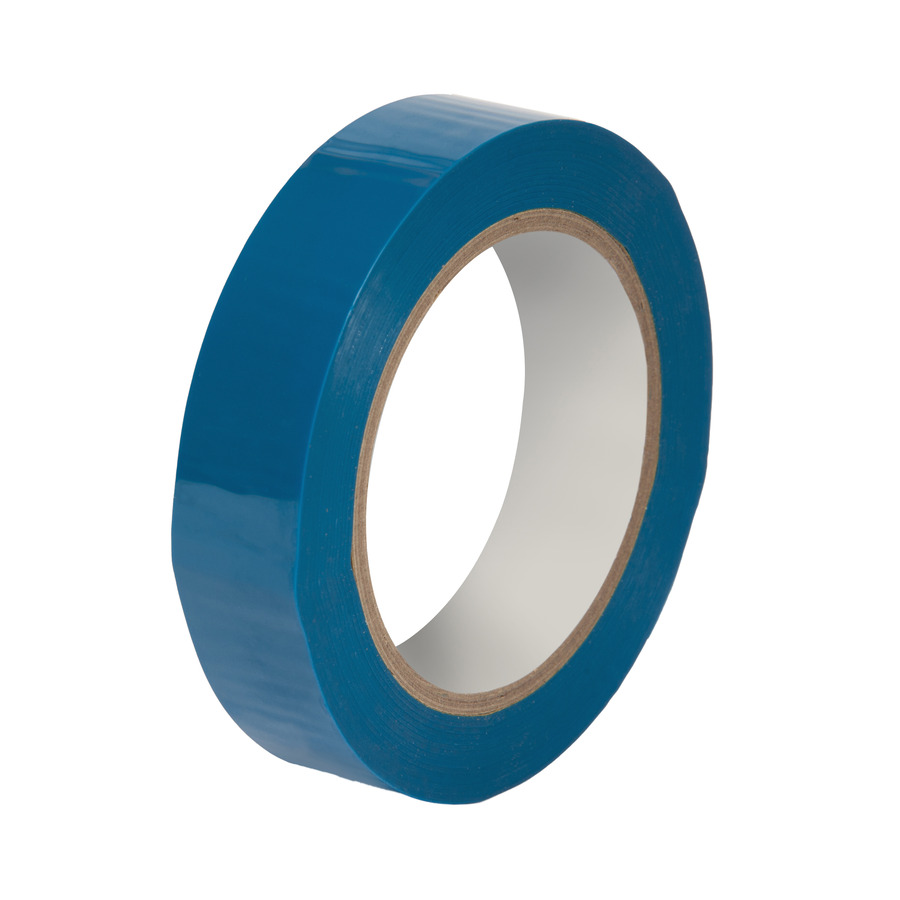 Techni-Pro 706ST903 Poly Tape, 400 deg, 1"x72 Yds, 3" Core, 3.0 mil, Blue