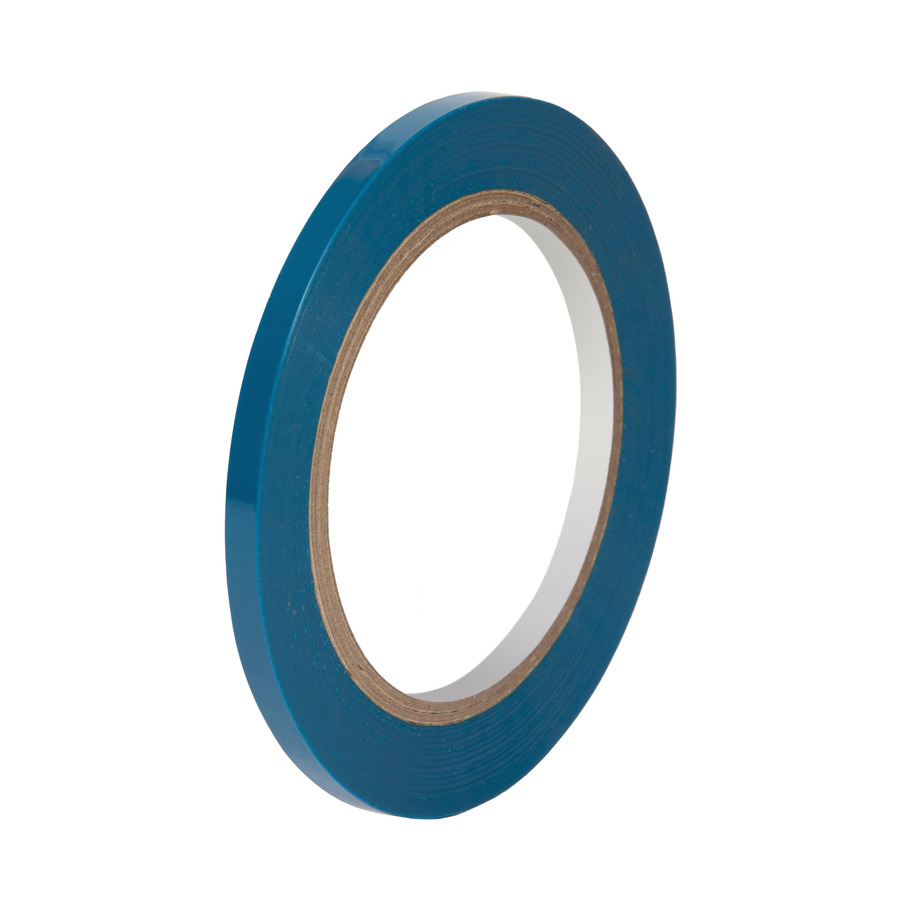 Techni-Pro 706ST9514 Poly Tape, 400 deg, 1/4"x72 Yds, 3" Core, 3.0 mil, Blue