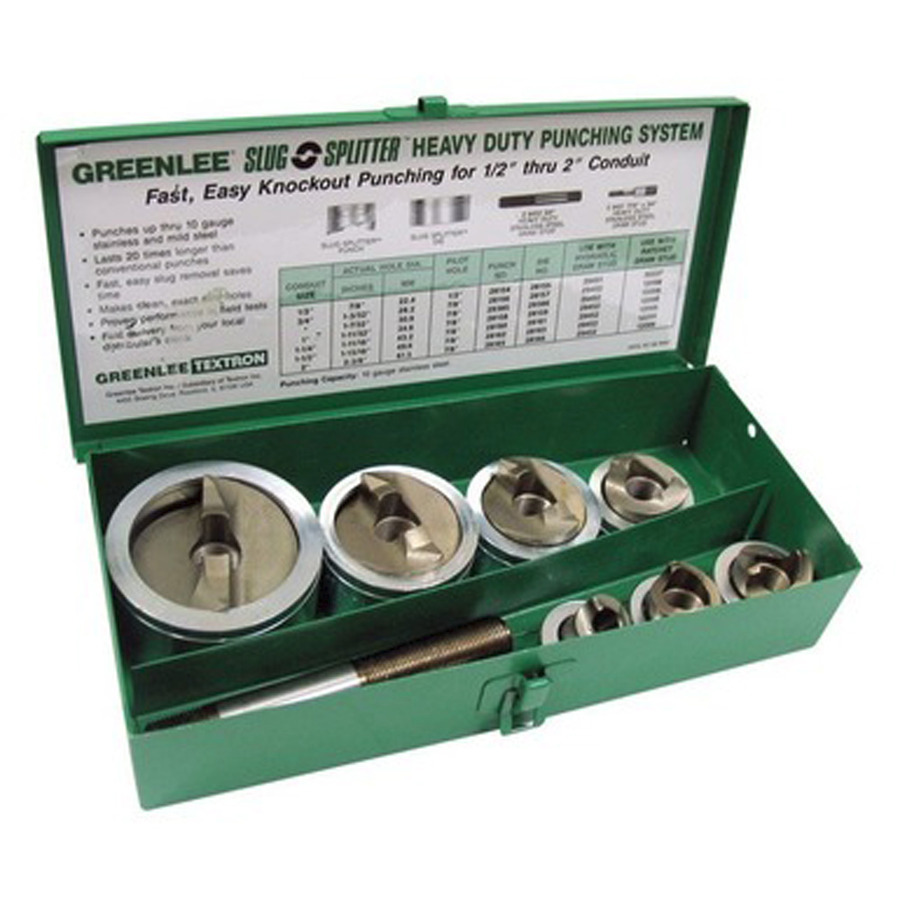 TestEquity: Greenlee 7307 Knockout Set, 1/2