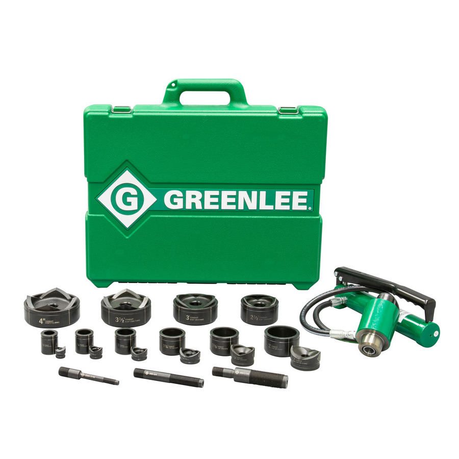 TestEquity: Greenlee 7310 Knockout Kit with Hand Pump, 11 Tons