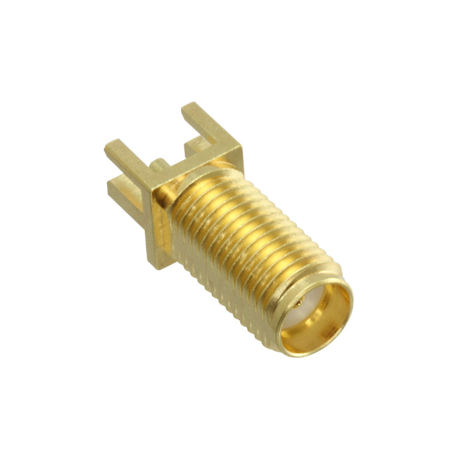 Molex 73251-2610 SMA Jack Bulkhead For RG-178 Cable - 50 Ohm - Gold Plated