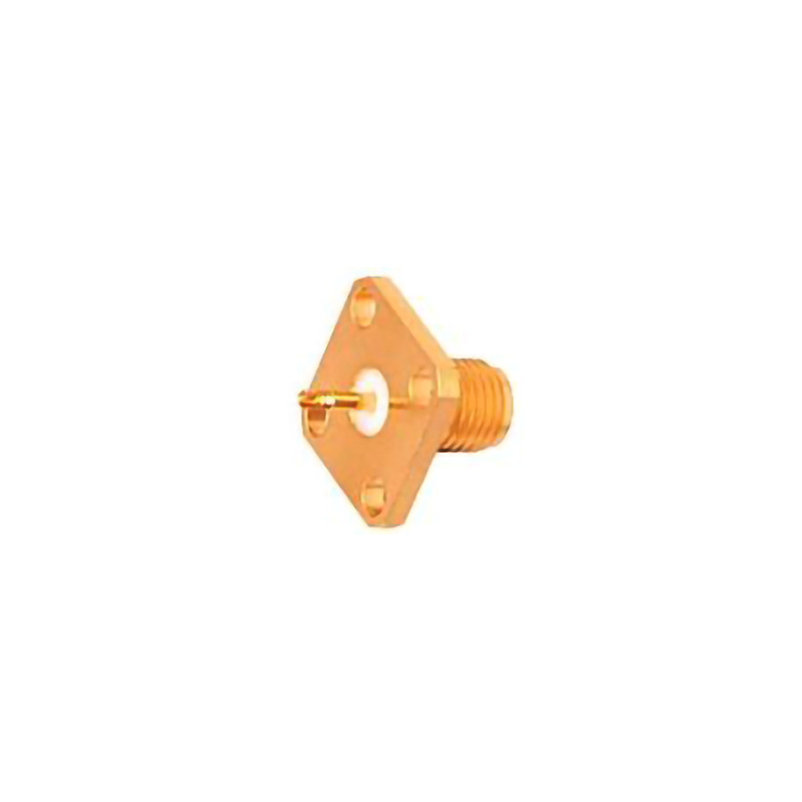 Molex 73391-0040 RF Connectors / Coaxial Connectors 4 Hole Flange Jack