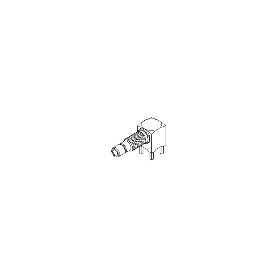 Molex 73404-2270 RF Connectors / Coaxial Connectors Smb Ra Pcb, Bulkhead Jack Receptacle, 50 Ohms