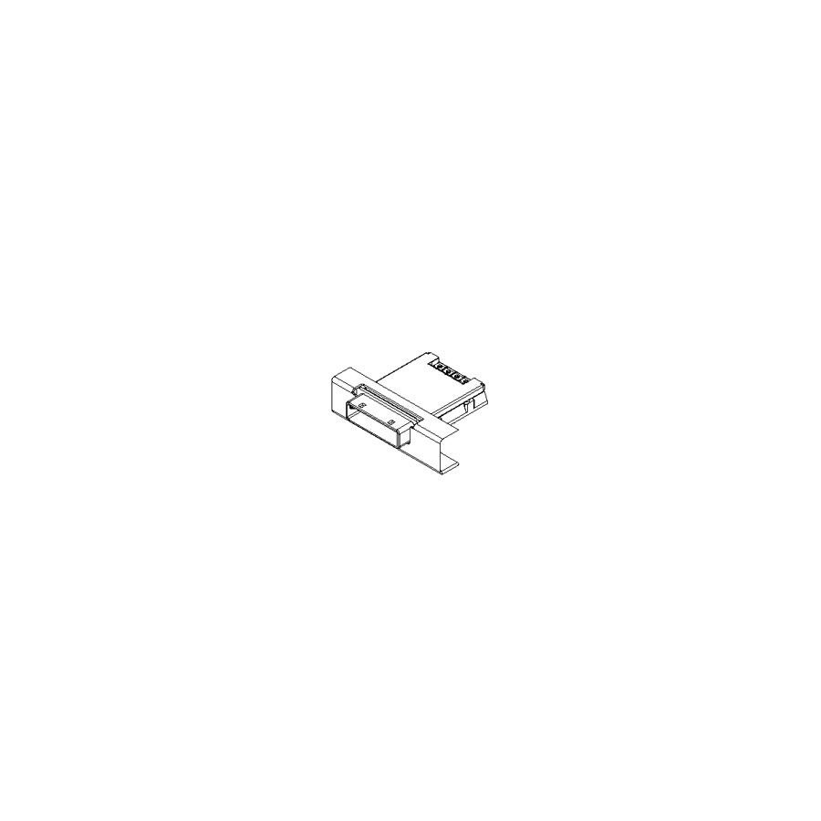 Molex 74540-0501 PCI Express Connector, 4X Pcie Cage Rail As Sy - 0 Degree Keyed