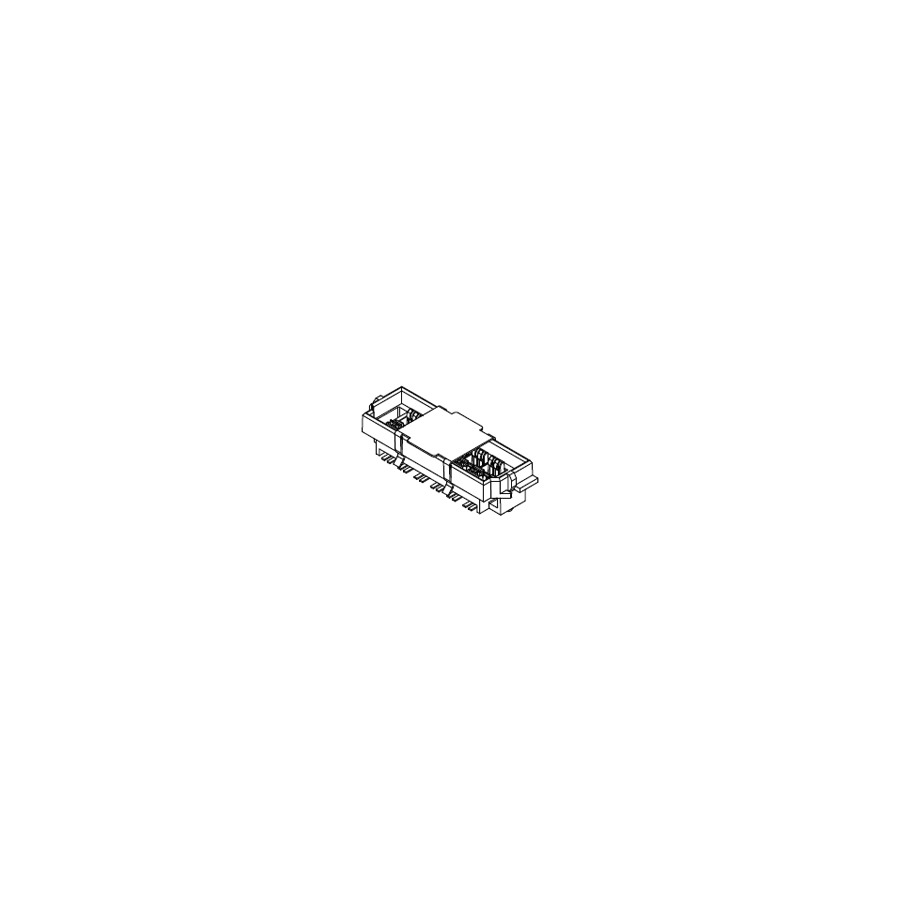 Molex 75003-0105 Board To Board & Mezzanine Connectors 1.2mm, Hs Mezzanine 48 Circuits